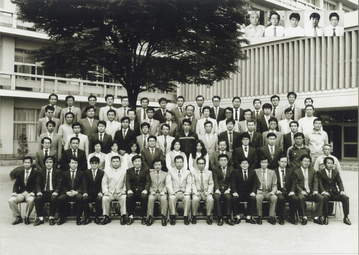 懐かしの先生方の写真(昭和60年3月)